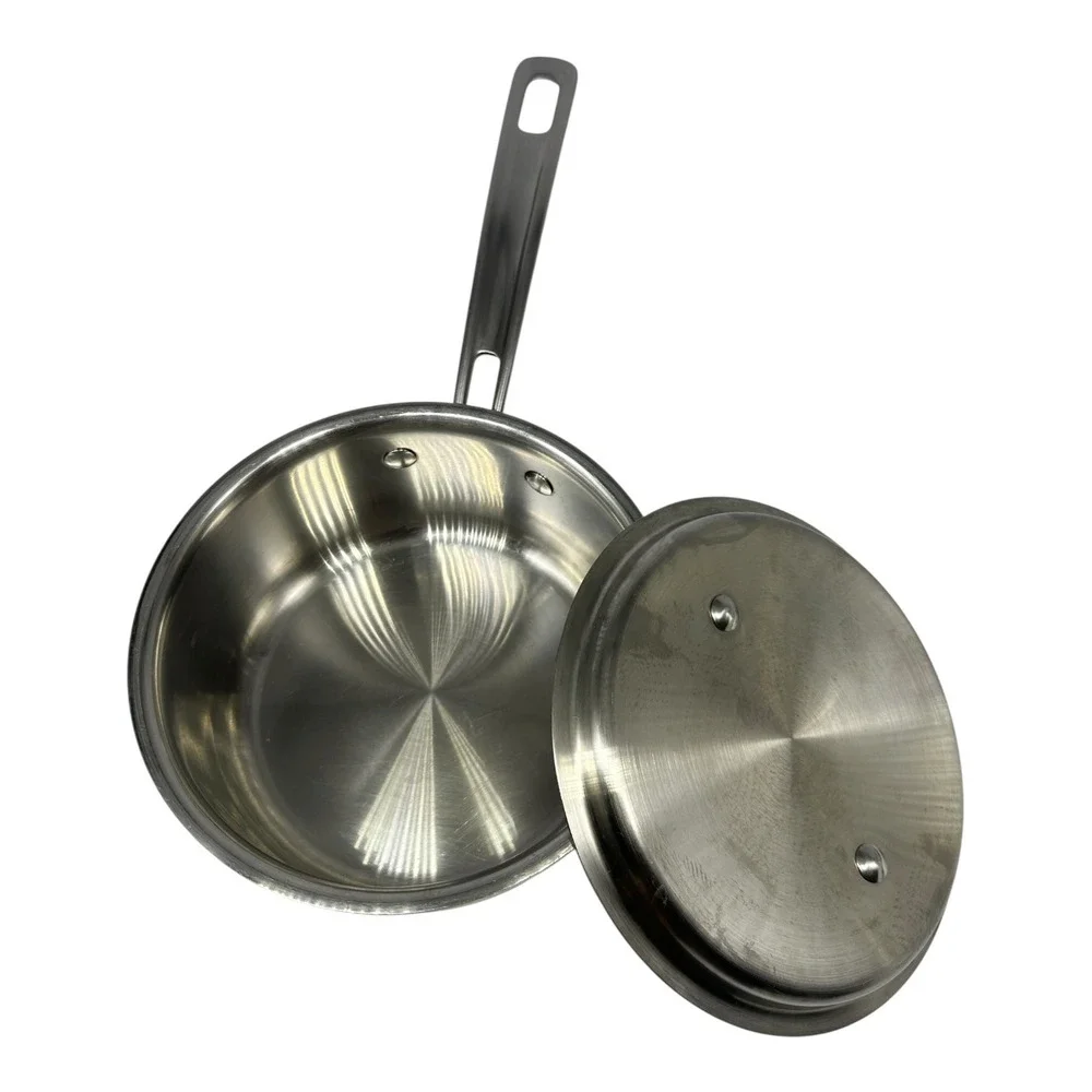 Cuisinart MultiClad Pro 1.5 Qt Stainless Steel Saucepan with Cover Lid MCP19-16N